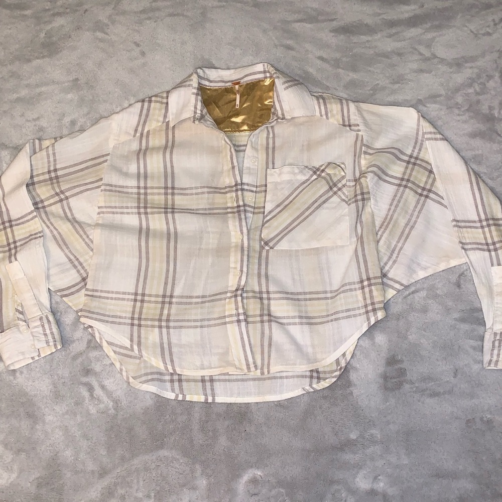 Free people Button up blouse